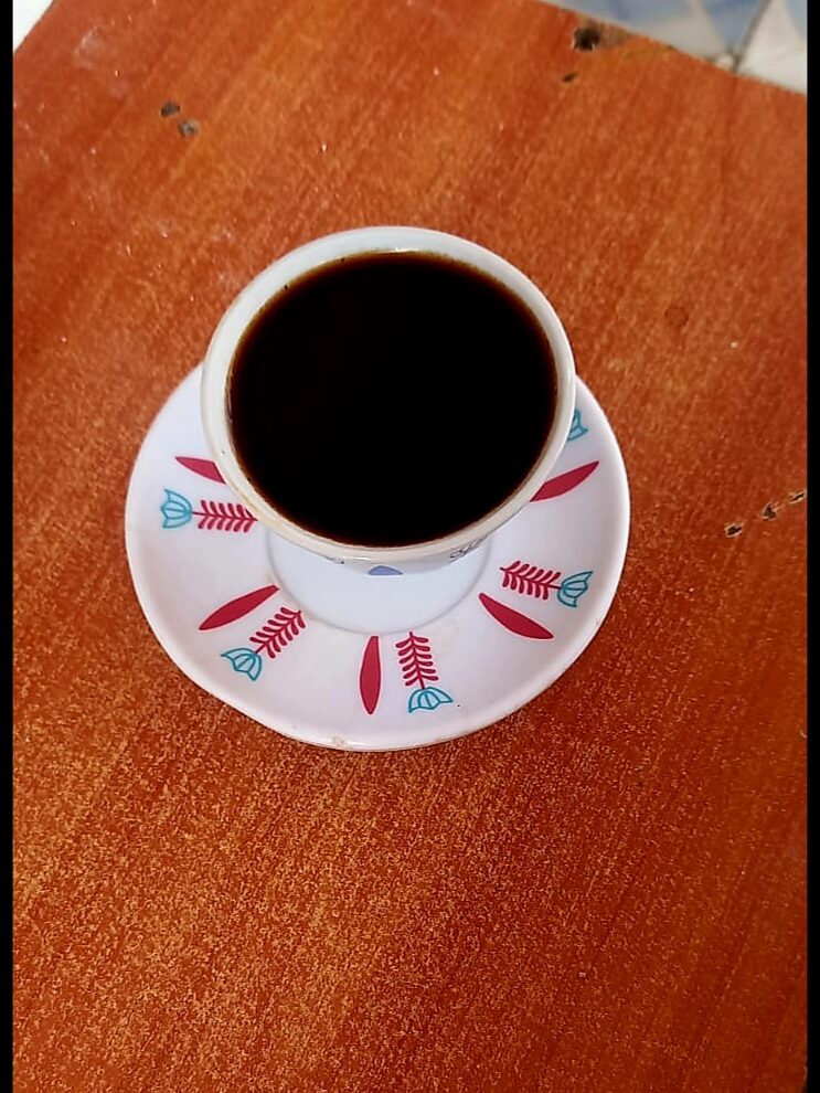 Black coffee, thank you.